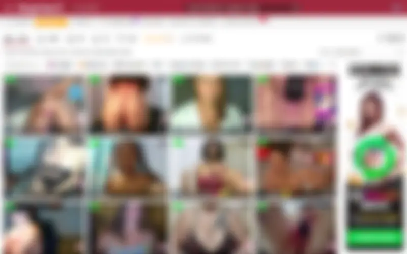 Preview of the BongaCams homepage, intentionally obscured