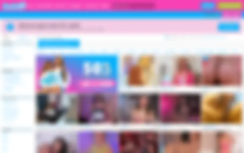 Preview of the CamSoda homepage, intentionally obscured