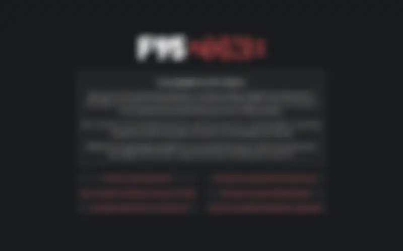 Preview of the F95zone homepage, intentionally obscured