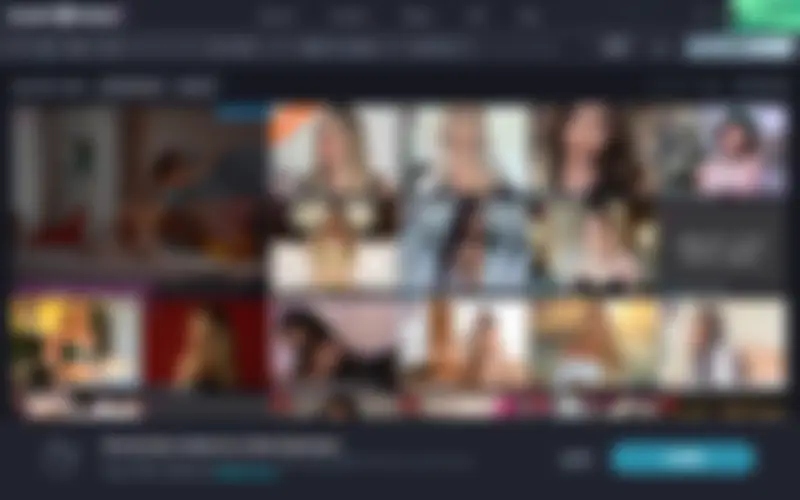 Preview of the Flirt4Free homepage, intentionally obscured