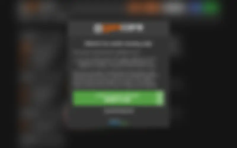 Preview of the Gamcore homepage, intentionally obscured