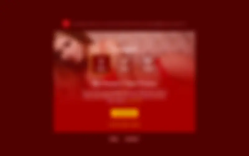 Preview of the LiveJasmin homepage, intentionally obscured