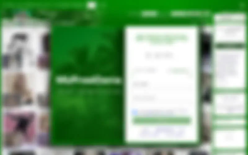 Preview of the MyFreeCams homepage, intentionally obscured